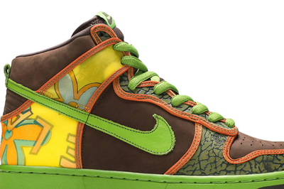Nike SB Dunk High De La Soul Green 305050-231 Men's Size | eBay