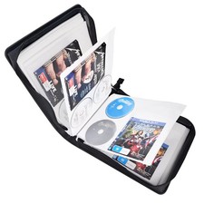 alavisxf xx 160 Capacity CD/DVD Case, Large Storage Nylon Black CD Carry Holder