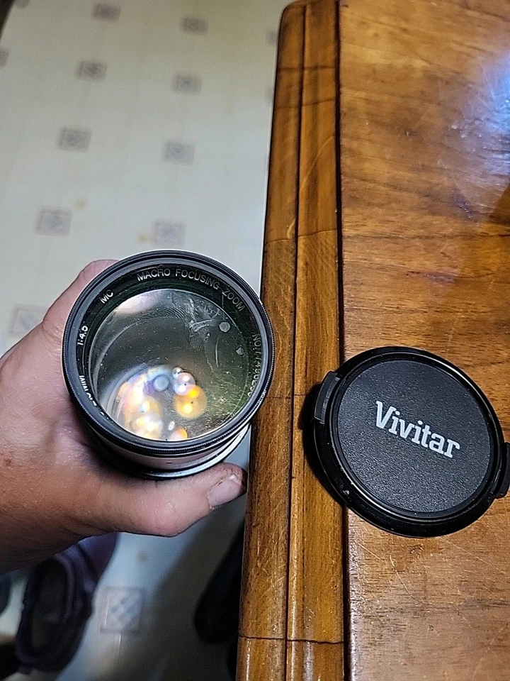 Lente zoom enfoque automático macro Vivitar Series 1 VMC 70-210 mm 1:3,5, negro con estuche Foto 3 de 4