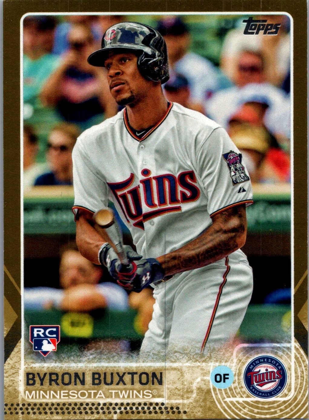 2015 Topps Update Series - Byron Buxton #US25 Gold /2015 (RC)