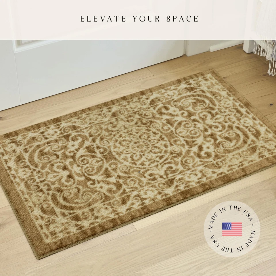 Pelham Transitional Area Rugs - Made in USA - Washable, Non Slip, Indoor Carp... - Image 2 of 4