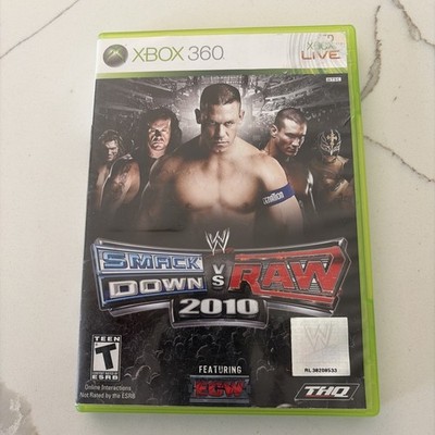 XBOX 360 WWE SmackDown vs. Raw 2010 Featuring ECW (Microsoft Xbox 360, 2009)