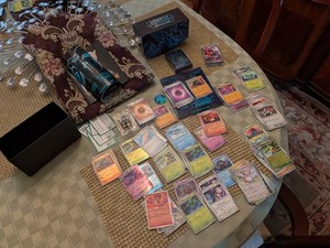 Pokemon Mega Evolution Black Bolt Phantasmal Flames ETB Lot - Commons Holo Read