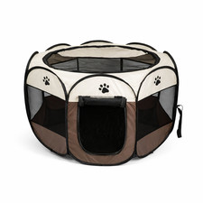 Recinto per Cani da Interno Box per Animali Cuccioli Gatti Pieghevole 76x58cm