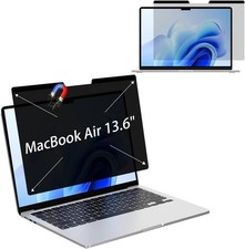 Magnetic Privacy Screen Protector for MacBook Air 13.6 inch 2022-2026 Anti-Spy