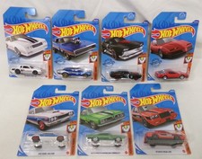 Hot Wheels Muscle Mania 7 Different Car 1/64 Lot Firebird Charger Barracuda New
