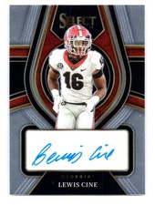 Lewis Cine 2022 Panini Select Draft Picks #RS-LCI Rookie Signatures Auto RC