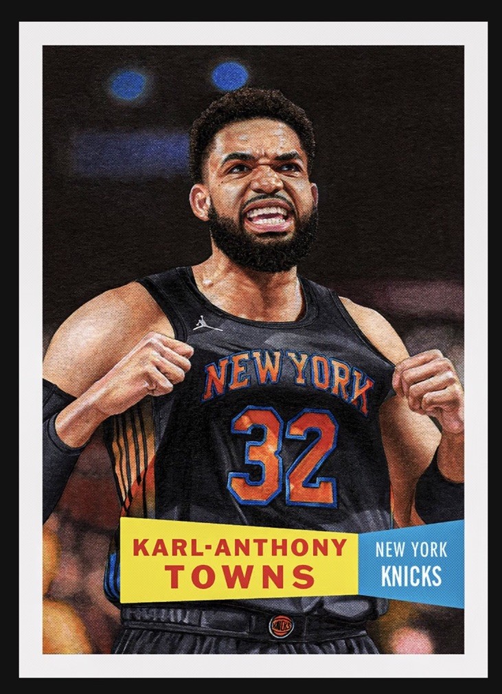 2026 Topps NBA Living Set Karl-Anthony Towns Card # 35 New York Knicks Presale🔥