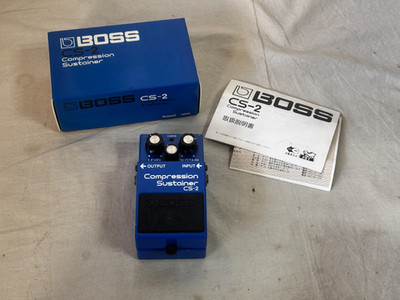 Boss CS-2 Compression Sustainer Black Label Made in Japan w/ box