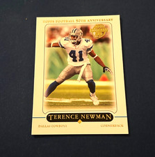 2005 Topps Football Terrance Newman #12 Set Break NM