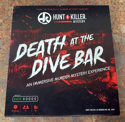 Hunt A Killer Death at The Dive Bar Murder Mystery Game Ages 14+ Free Shipping