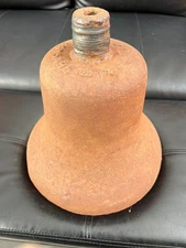 Vintage Crazy NOS Unfinished! EMD 12" Cast Iron Locomotive Train Bell 8475495