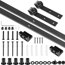 Schiebetürbeschlag Set Schiebetürsystem Beschlagset Laufschiene für Schiebetü...