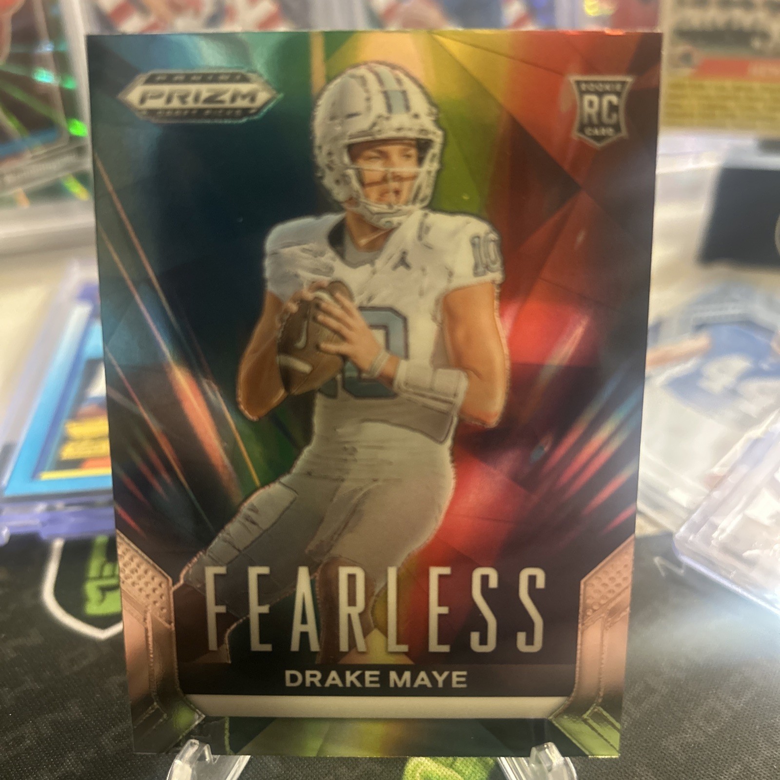 2024 Panini Prizm Draft Picks - Fearless Drake Maye #F-DM (RC)