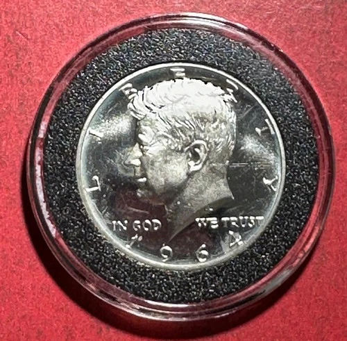 1964 US Kennedy SILVER PROOF Half Dollar! GEM Beauty!