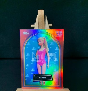 2025 Topps Toy Story 30 Years #66 BARBIE Gold Refractor /50