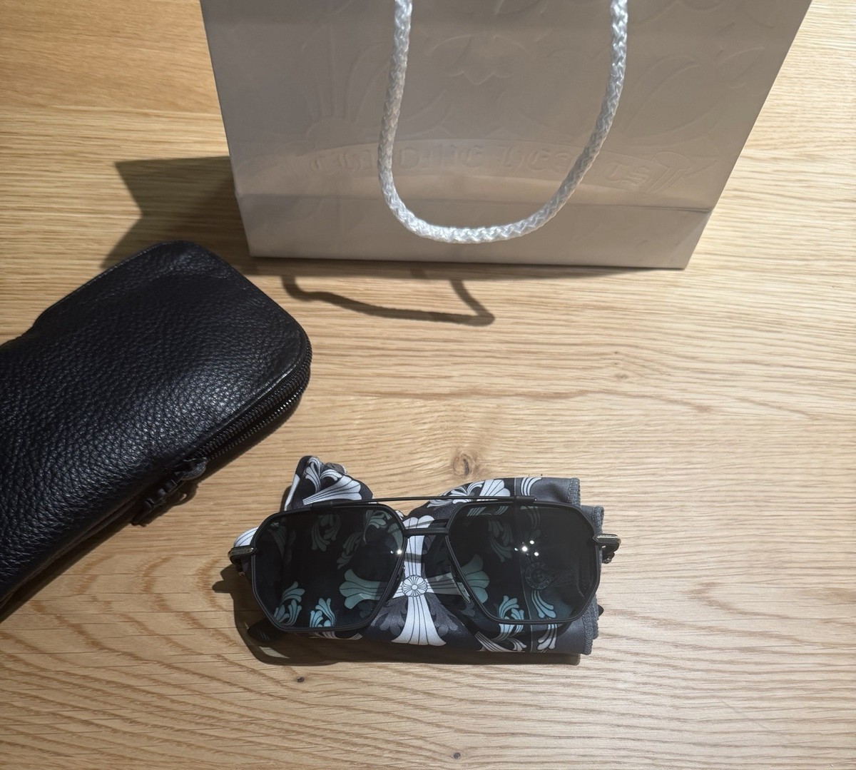 Chrome Hearts Men's Phunk Matte Black Sunglasses w/receipt | eBay