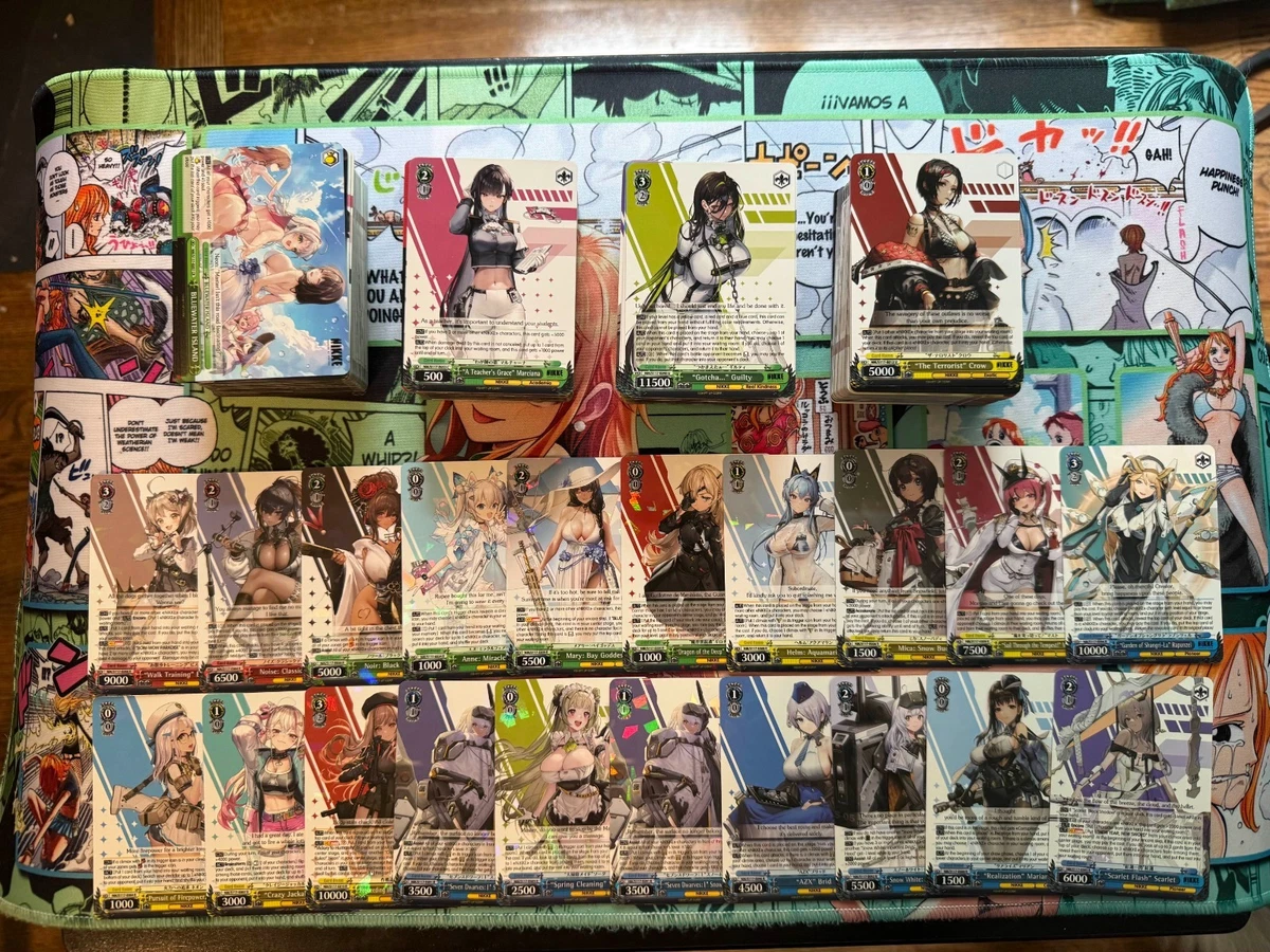 Weiss Schwarz Near Mint or Better Individual Trading Card Games