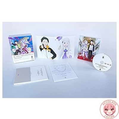 Re:Zero - Starting Life in Another World 2nd Season 8 Blu-ray Japan Import