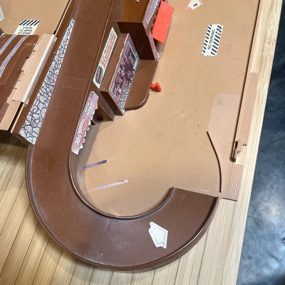 Hot Wheels Sto N Go CITY Play Set 1979 estojo de transporte de carro Mattel - Imagem 4 de 4