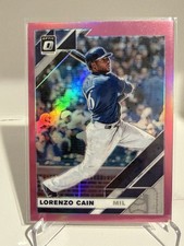 2019 Panini Donruss Optic - Lorenzo Cain #184 Pink Prizm