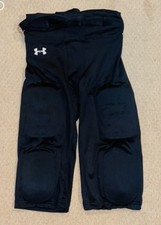 Youth Under Armour Performance Apparel Padded Football Pants Black Size YXL