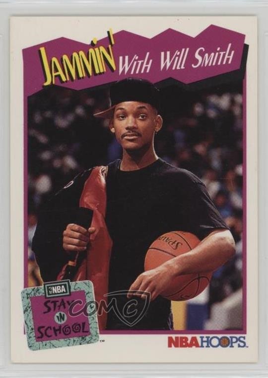 1991-92 NBA Hoops Stay in School Will Smith #325 0k6a