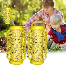 Outdoor Fly Trap, Fly Traps Outdoor Hanging for Patio, Wasp Traps Outdoor Hangin