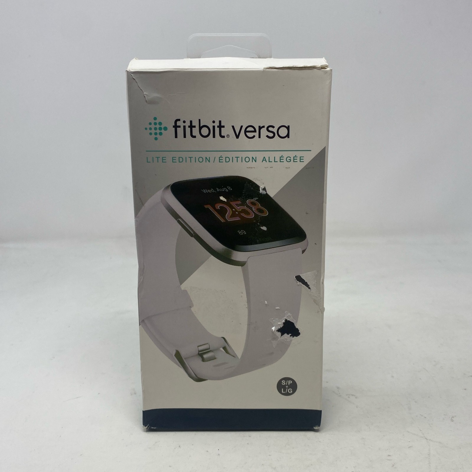 Fitbit Versa Lite White/Silver Smartwatch S/P & L/G Bands