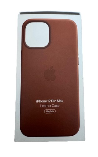 OEM Saddle Brown Apple iPhone 12 Pro Max Magsafe Leather Case