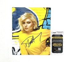 Blondie Hand Signed Autographed 8x10 Photo Vintage Debbie Harry Deborah JSA COA