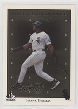 1998 SP Authentic Sheer Dominance Gold 827/2000 Frank Thomas #SD30 HOF 7xr