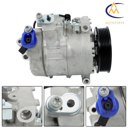 Compresor de aire acondicionado apto para BMW 325i 328i 330i 528i 525i 530i M3 M5 M6 Z4 2006-2013 - Imagen 3 de 12