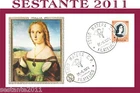ITALY FDC FILAGRANO ART WOMAN WITH UNICORN RAFFAELLO SANZIO 1974 A. MATERA B98
