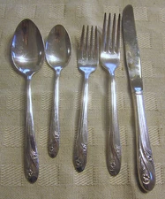 International Romance Silverplate Lot of 3-5 Piece Place Settings (15 pieces)