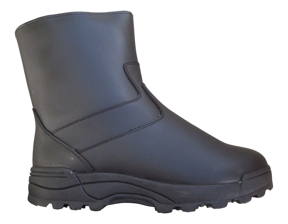 Vegace La Vega Men's 6" Work Boot – Black Leather, Moc Toe, Water Resistant (7109)