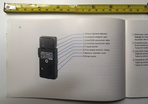 MINOLTA FLASH METER III MANUAL Used - Photo 13/15
