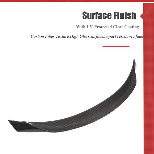 For Maserati Quattroporte GTS S Q4 2013-19 REAL CARBON Rear Trunk Spoiler Wing - Bild 8 von 16