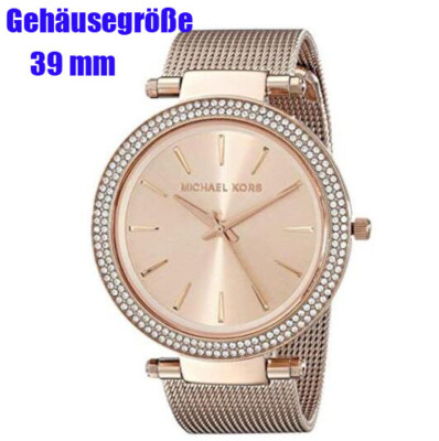 Michael Kors MK3369 Roségold Rostfreier Stahl Rostfreier Stahl Ø39 mm Damenuhr