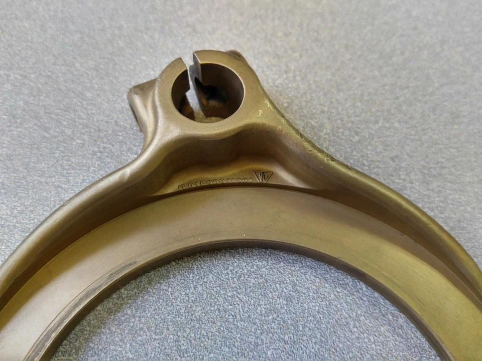 HORQUILLA DE CAMBIO DE LATÓN DE 3ª A 4ª VELOCIDAD ORIGINAL USADA MUY BONITA Foto 2 de 4