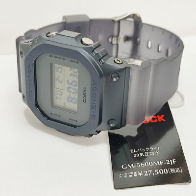 時計 CASIO G-SHOCK GM-5600MF-2JF CASIO G-SHOCK GM-5600MF-2JF Midnight Fog Blue Gray Metal Case