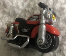 Maisto Cycle Town Harley Davidson Mini 2" Motorcycle Toy Face Eye Fatboy Vehicle