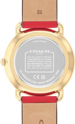 Coach Elliot Watch 14504239 Women's Red | eBay