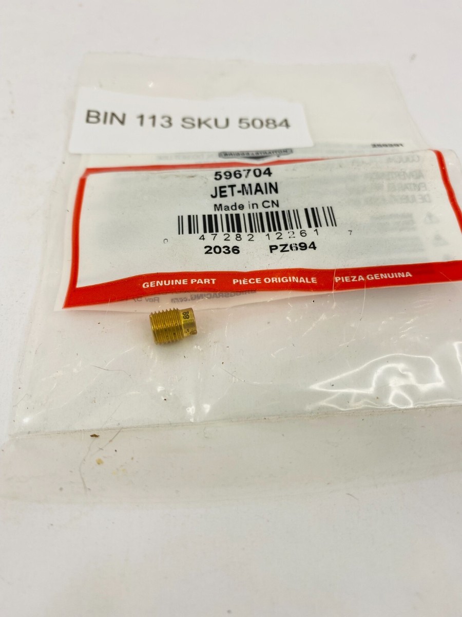 Genuine OEM Briggs & Stratton Main Jet #596704 NOS | eBay 