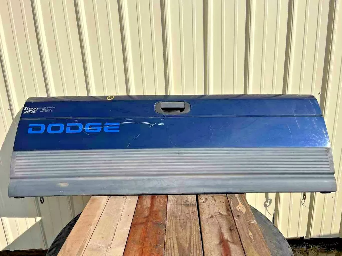 1994 2001 Dodge Ram 1500 Blue Tailgate Quad Bed Gate Brilliant Blue Pearl