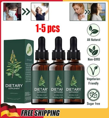 Mullein Leaf Extract Drops Lung Cleanse RespiratoryHealth Care  Herbal Drop