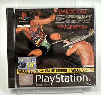 PS1 ECW Hardcore Revolution, Neu und Factory Sealed
