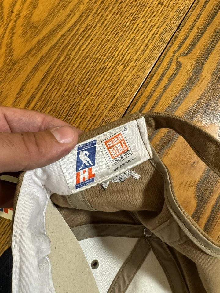 Boné vintage Chicago Wolves IHL American Needle Novo - Imagem 3 de 4