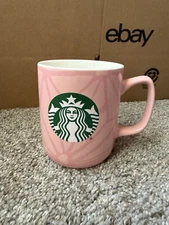 Starbucks (RARE) Valentine's Day Mug 2021 Pink 15oz And 7.8oz Smaller Mug Coffee