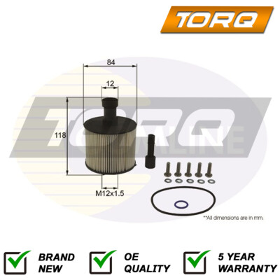 Fuel Filter Torq Fits Captur Clio Kangoo Duster Sandero NV200 Citan